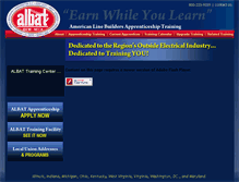 Tablet Screenshot of albat.org